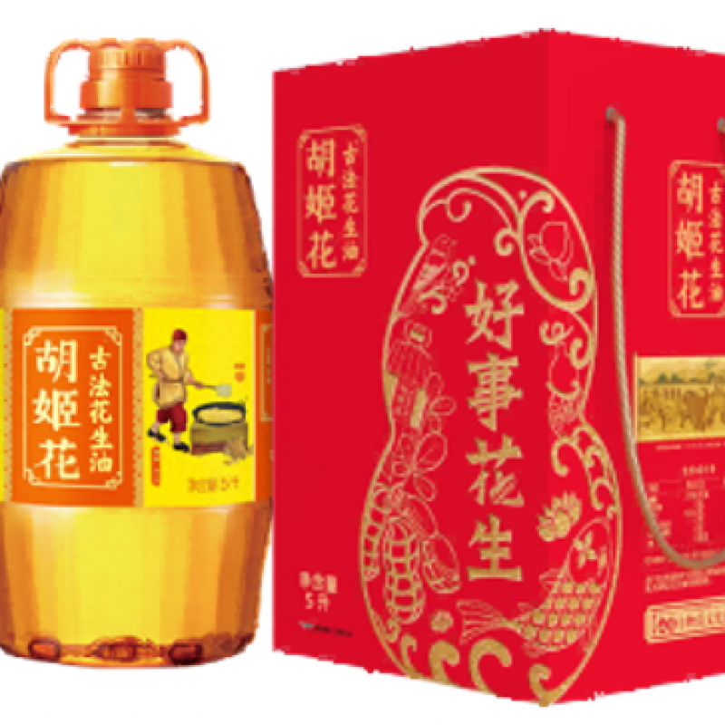 胡姬花古法花生油5L/桶桶 胡姬花